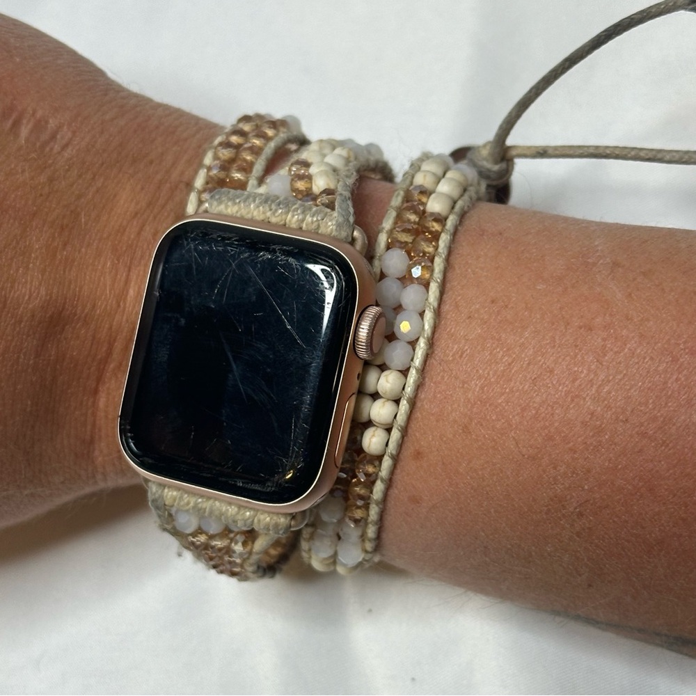 NWOT Victoria Emerson Beaded Wrap Bracelet for Apple Watch